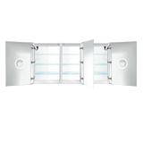 Krugg Svange 6036DLRR 60" X 36" Double LED Medicine Cabinet with Dimmer & Defogger SVANGE6036DLRR - Backyard Provider