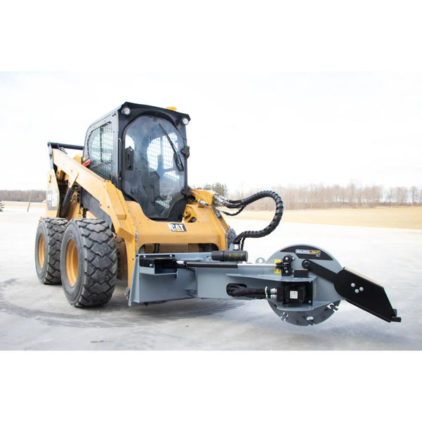 Baumalight S22 Stump Grinder With 12V Swing Actuator For Skid Steers - BML-S22-S450-AUX