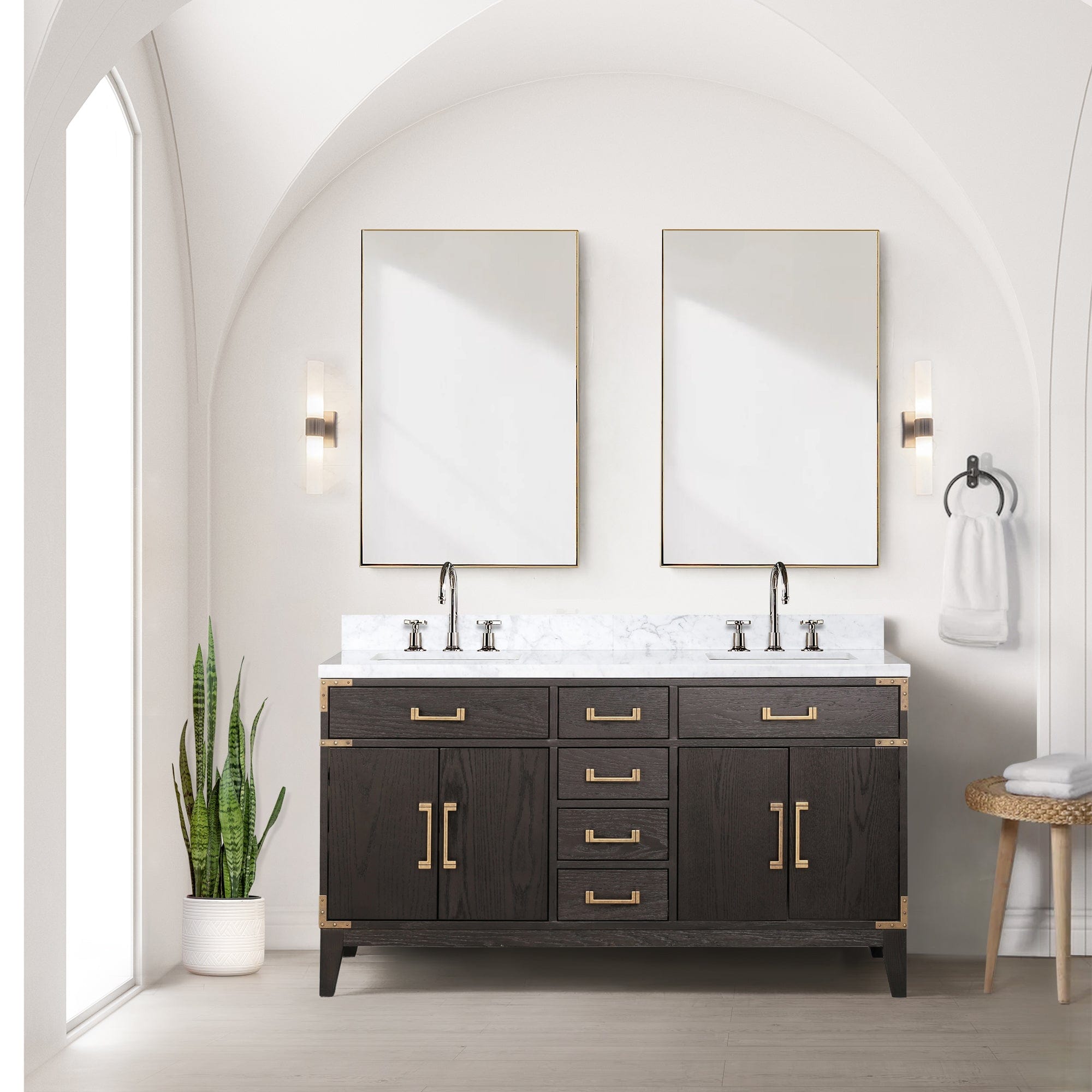 Laurel 60" x 22" Double Bath Vanity - Backyard Provider