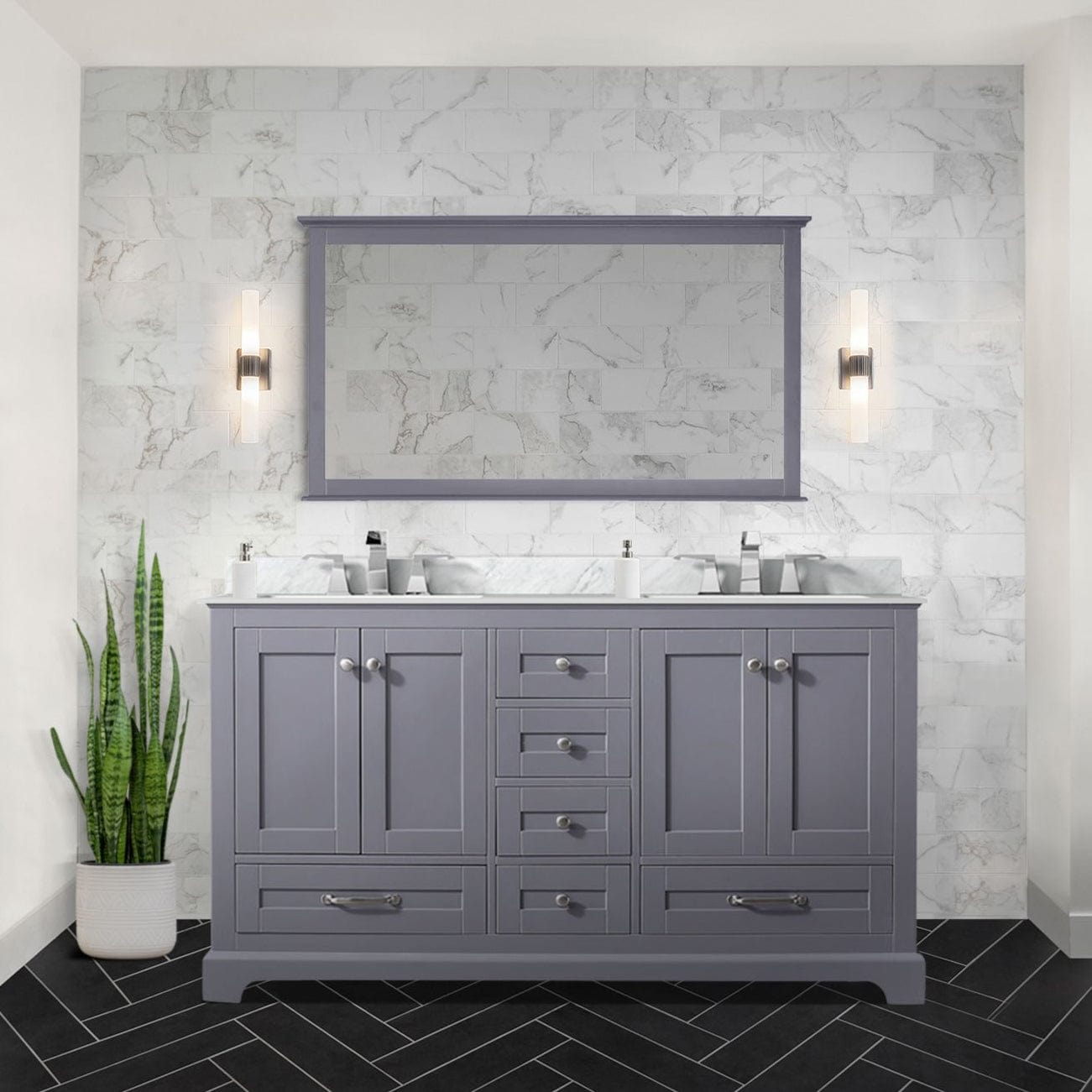 Dukes 60" x 22" Double Bath Vanity - Backyard Provider