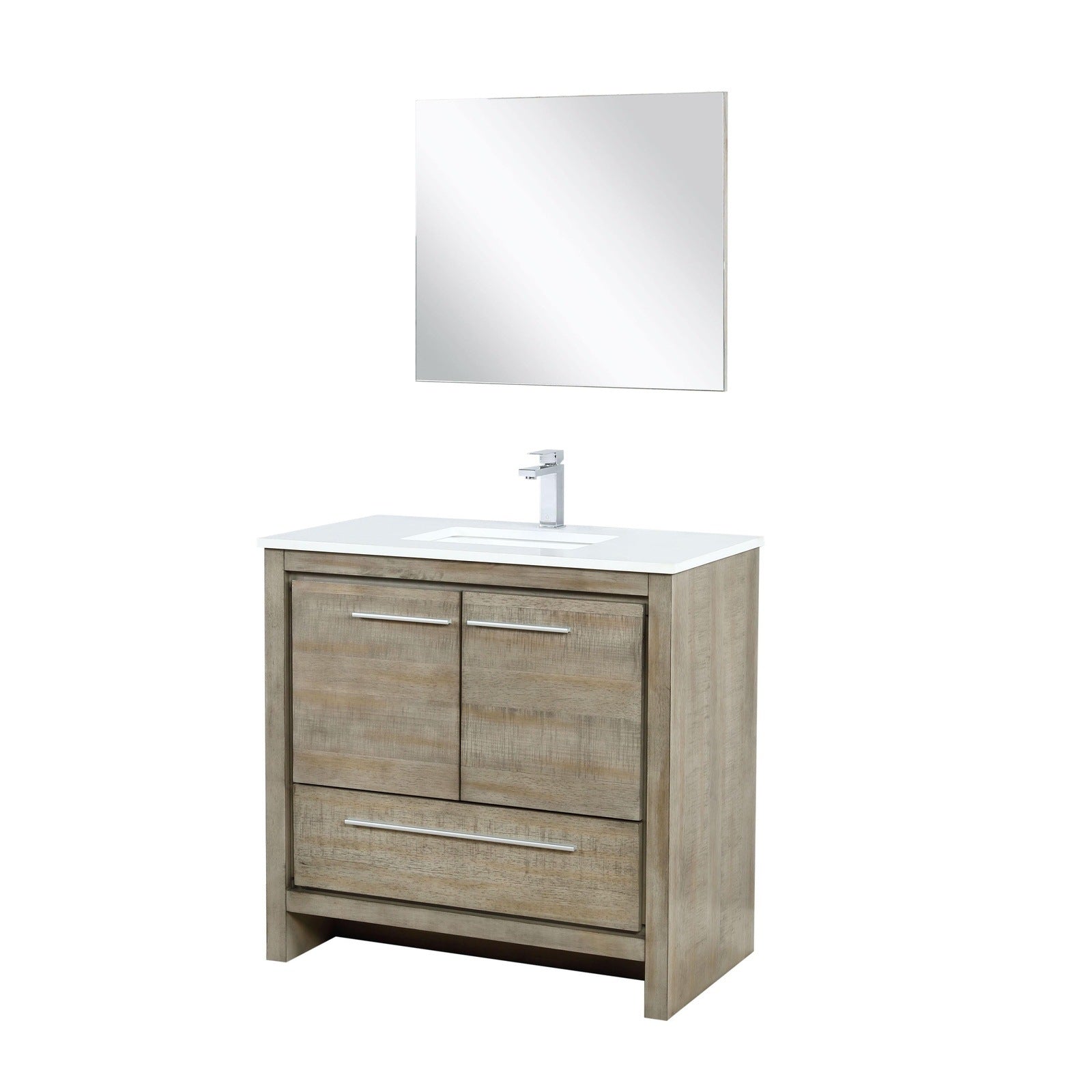 Lafarre 36" Rustic Acacia Bathroom Vanity - Backyard Provider