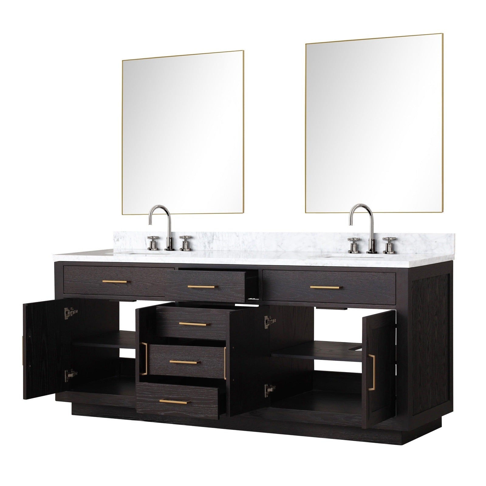 Abbey 80" x 22" Double Bath Vanity - Backyard Provider