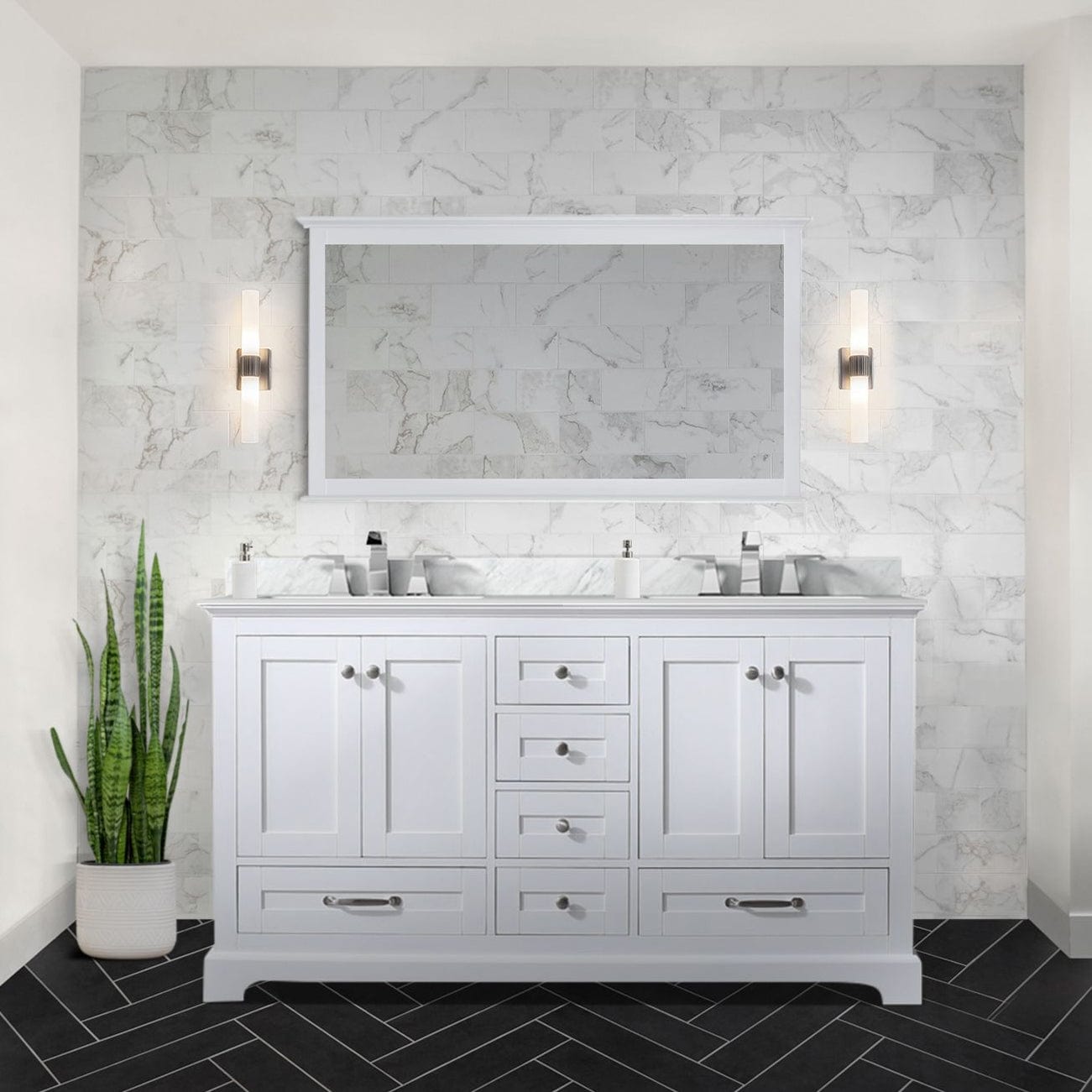 Dukes 60" x 22" Double Bath Vanity - Backyard Provider