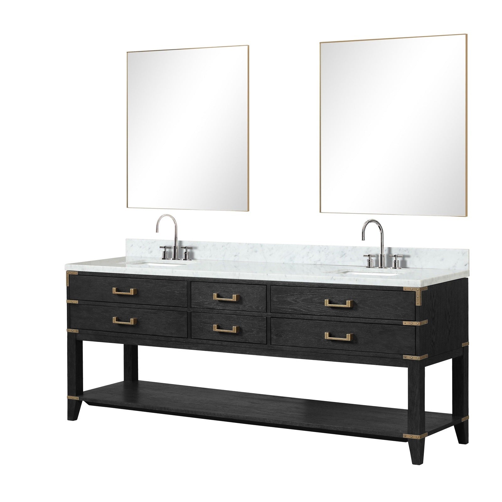 Norwalk 84" x 22" Double Bath Vanity - Backyard Provider