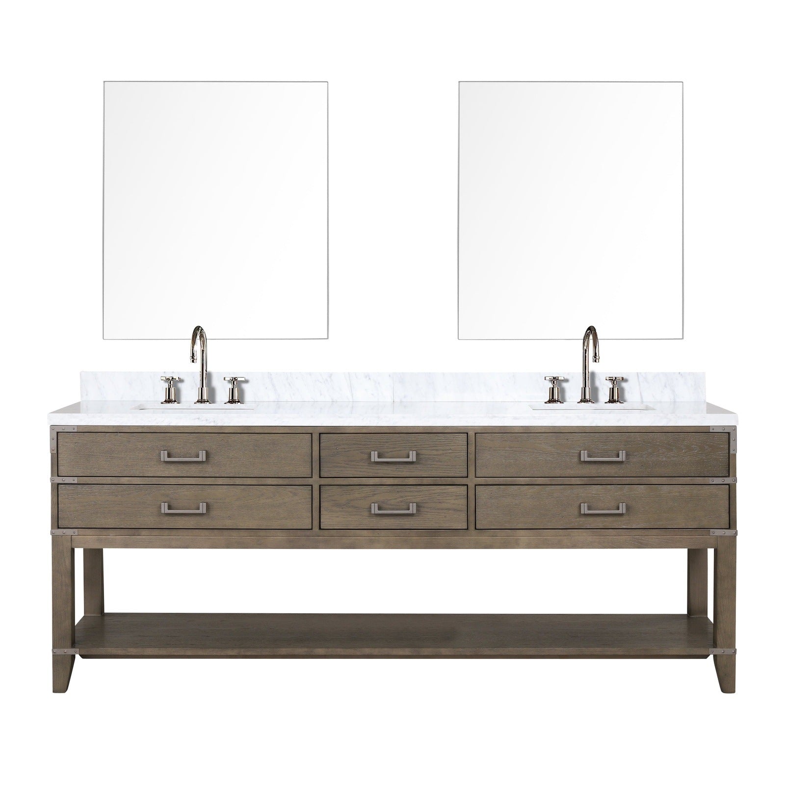 Norwalk 84" x 22" Double Bath Vanity - Backyard Provider