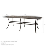 Hanamint Biscayne 42" X 84" Rectangular Table - 504827-31