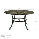 Hanamint Biscayne 48" Round Table - 504548-31