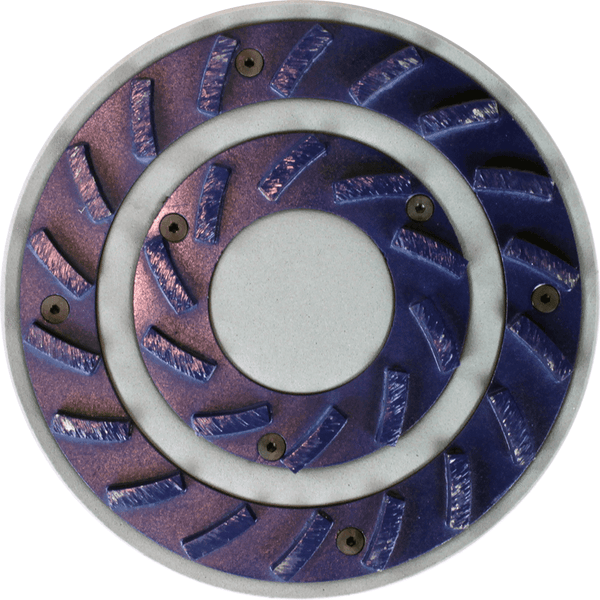 Cimex Blue Heavy Duty Quick Diamond Blades set of 3 for 19 inch Cimex Machines Concrete BLUH-1017