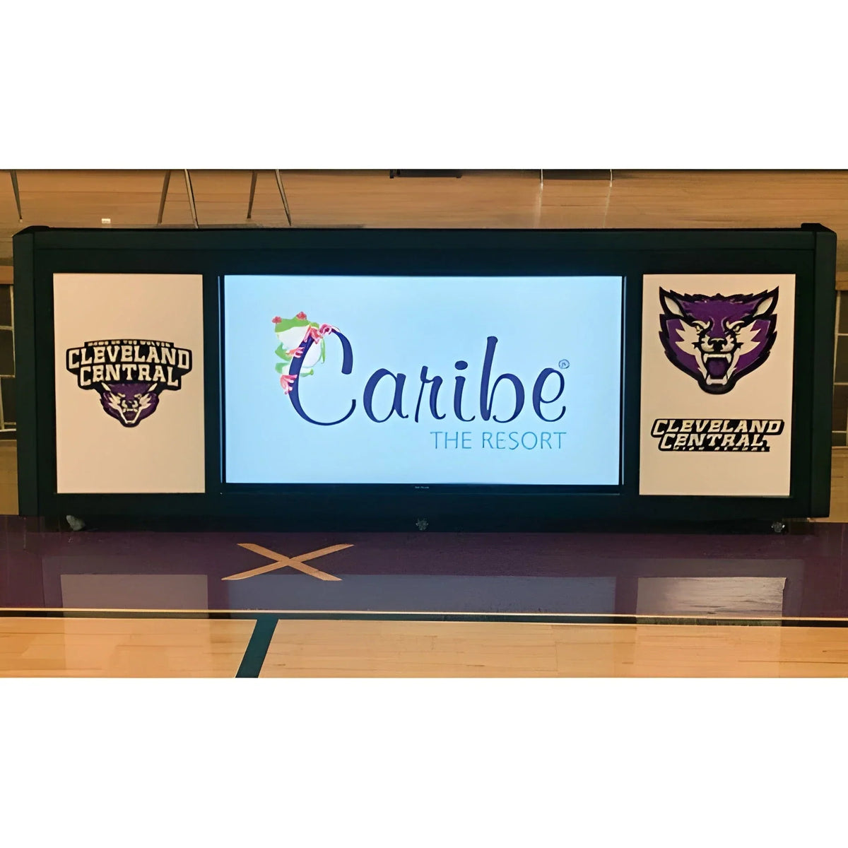 Boostr Displays 14' Crystal LED Series w/ 3ft. Backlit Signs Scoring Table