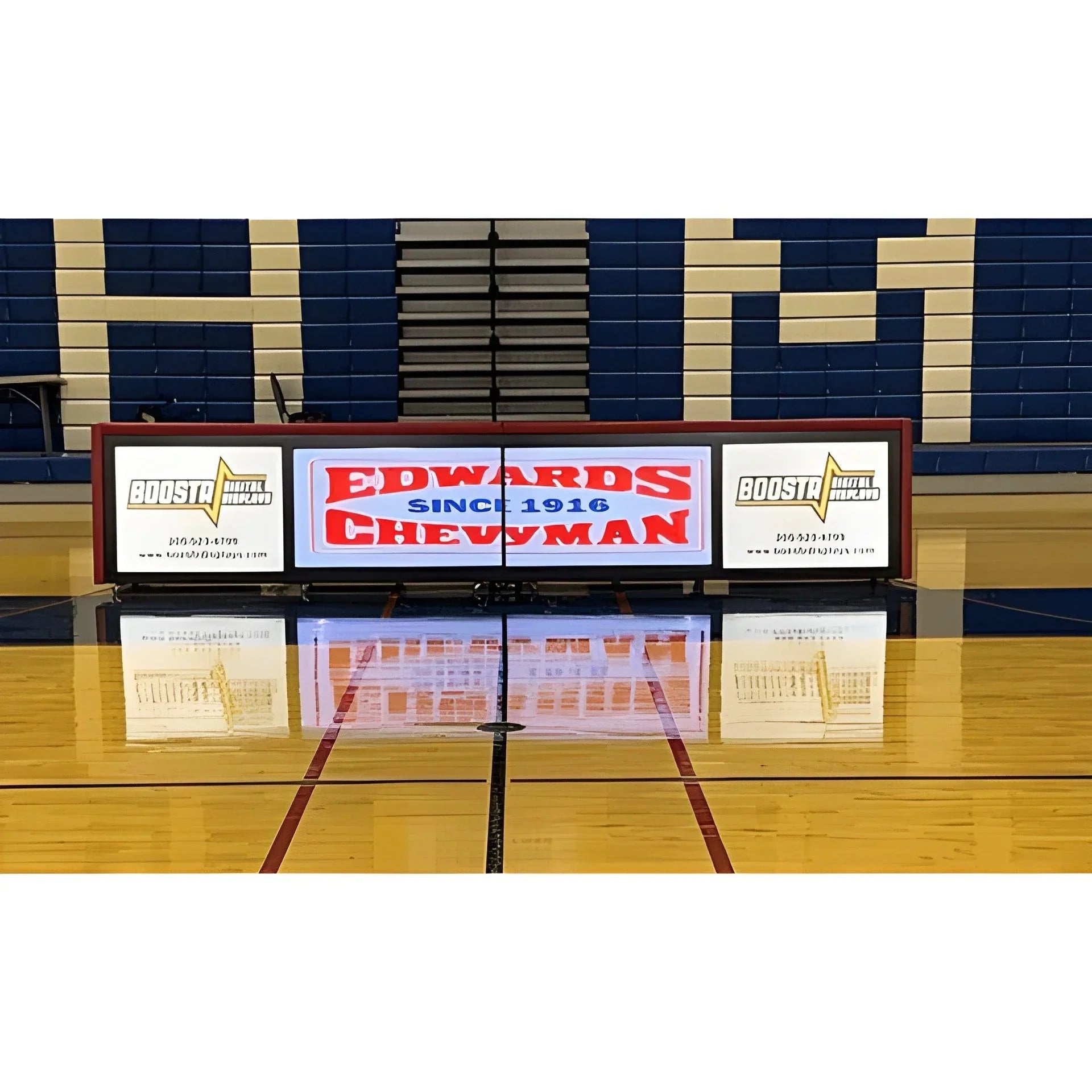 Boostr Displays 14' Crystal LED Series w/ 3ft. Backlit Signs Scoring Table