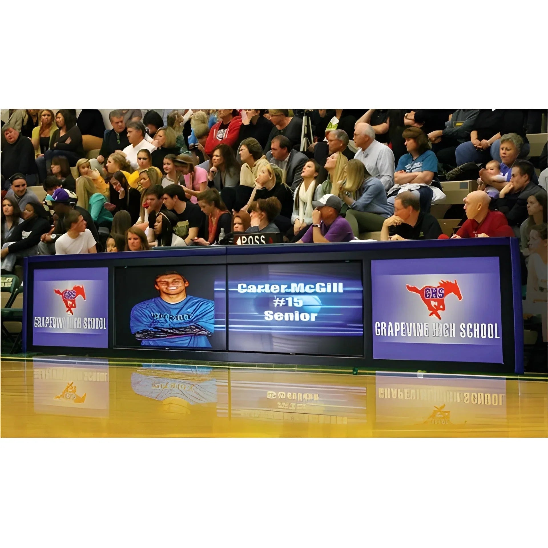 Boostr Displays 14' Crystal LED Series w/ 3ft. Backlit Signs Scoring Table