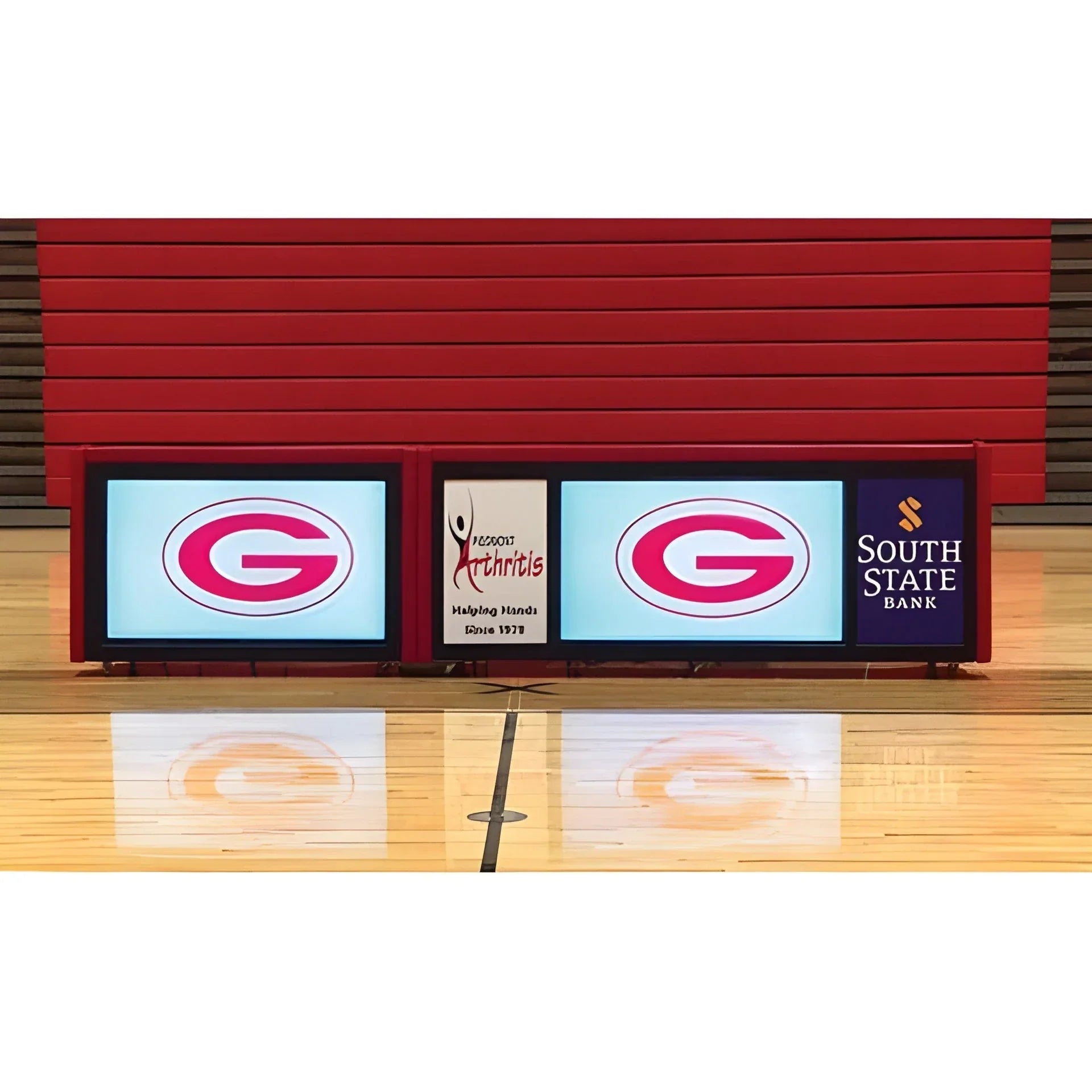 Boostr Displays 15ft. Crystal LED Series with 3ft. Signage Scoring Table