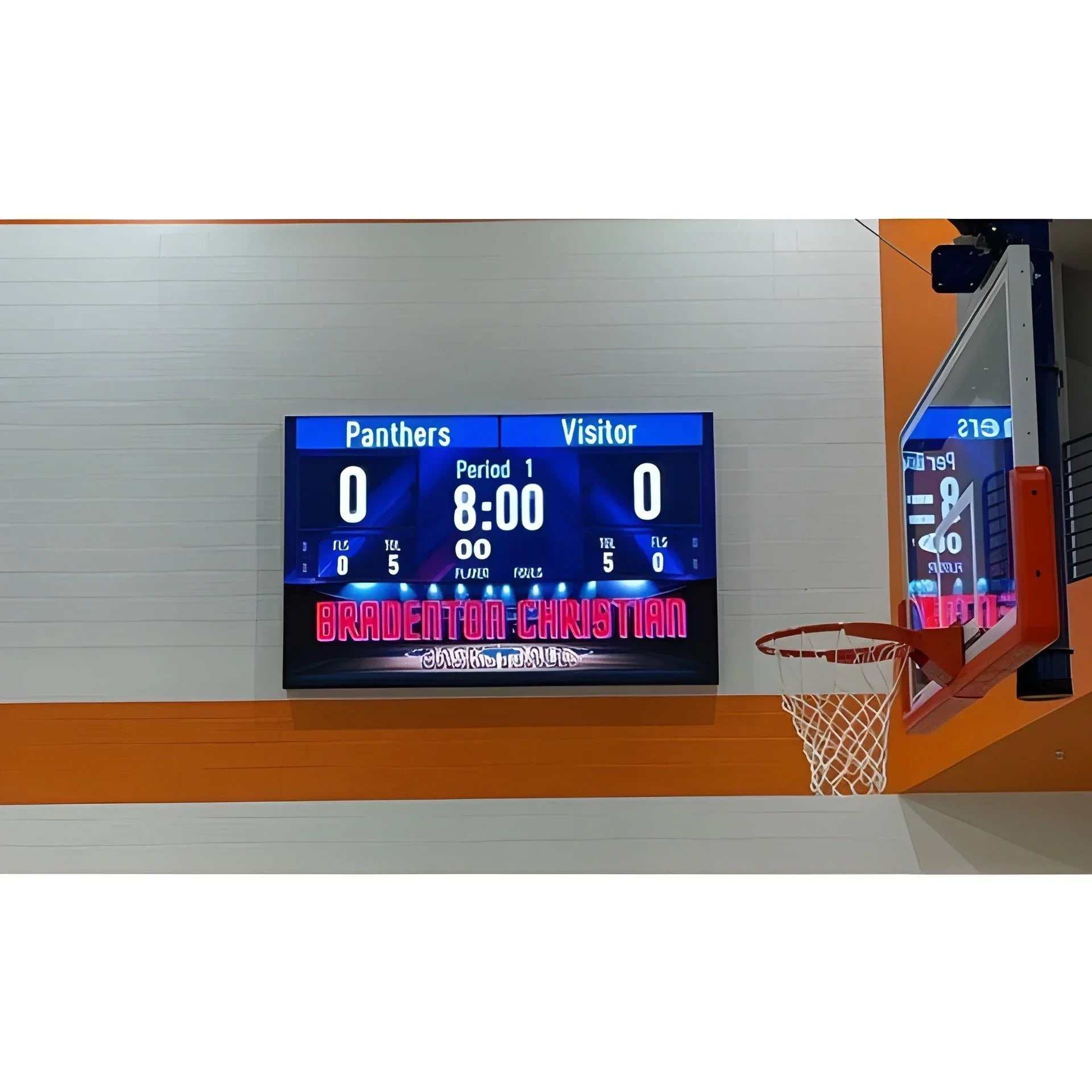 Boostr Displays 15ft. Crystal LED Series with 5ft. Signage Scoring Table