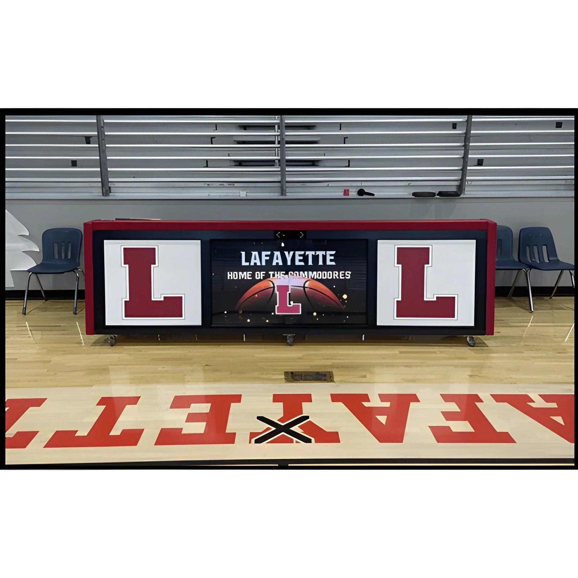 Boostr Displays 16ft. Crystal LED Series w/ 3ft. Backlit Signs Scoring Table