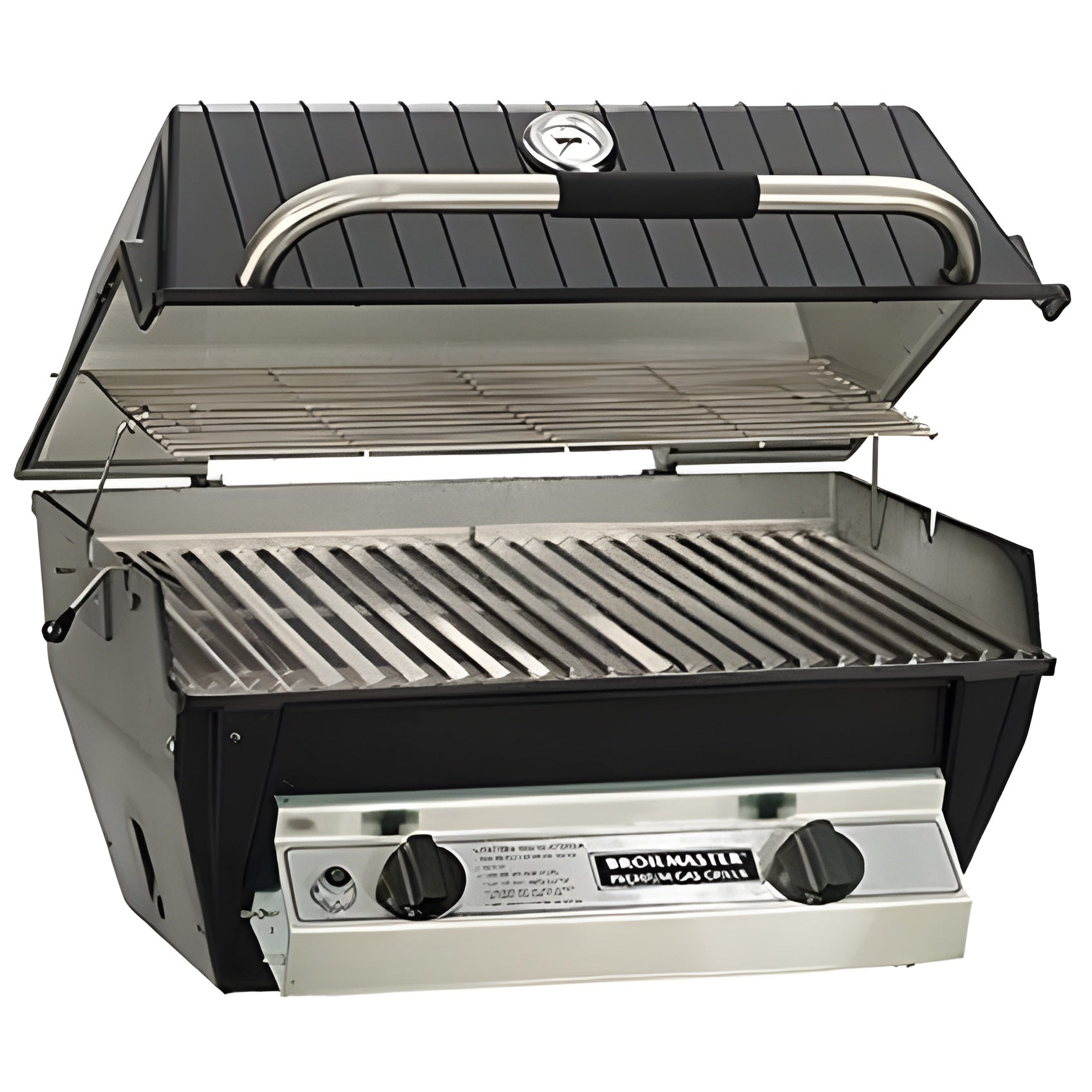 Broilmaster Infrared Series 27' Built-In Liquid Propane Grill with 2 Standard and Infrared Burners in Black - R3B