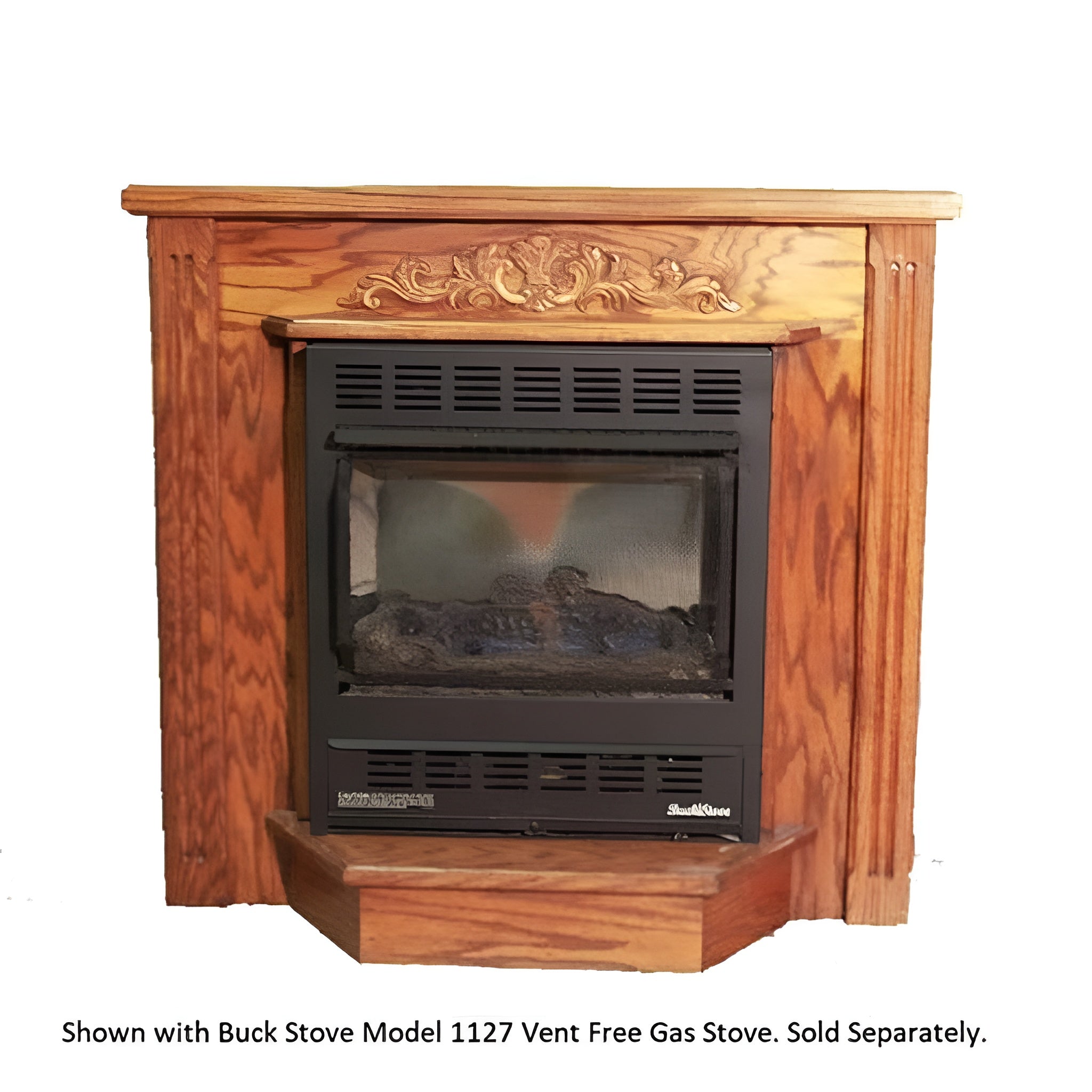 Buck Stove Deluxe Mantel Accessory for Model 1127/1110 Gas Stove - PA KDM1127