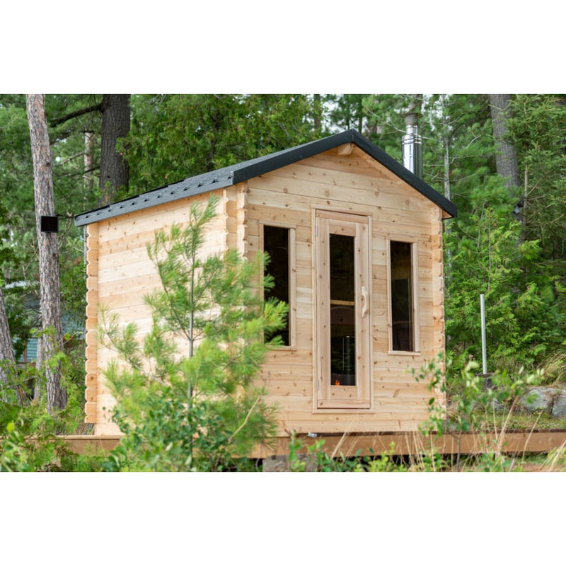 Canadian Timber Georgian CTC88W Traditional Outdoor Cabin Sauna by Dundalk Leisurecraft