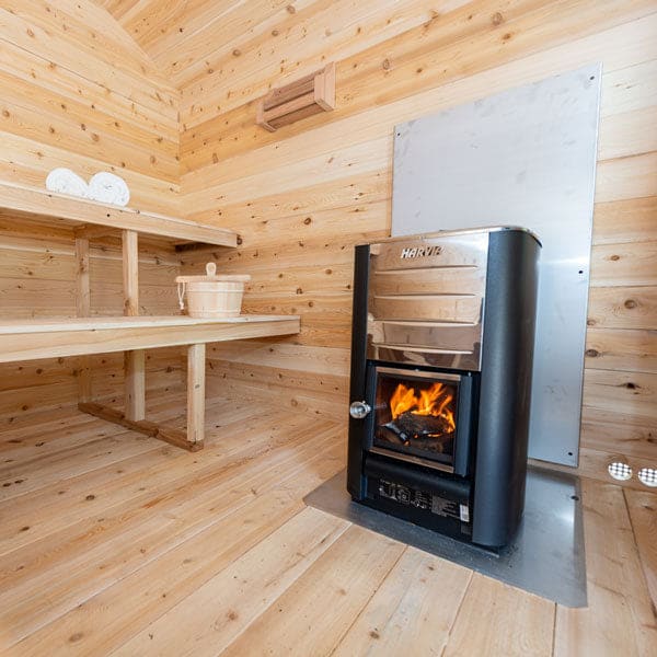 Canadian Timber Georgian CTC88W Traditional Outdoor Cabin Sauna by Dundalk Leisurecraft