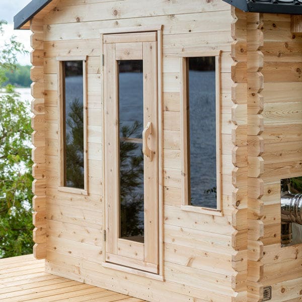 Canadian Timber Georgian CTC88W Traditional Outdoor Cabin Sauna by Dundalk Leisurecraft