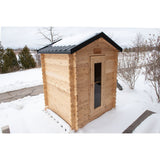 Canadian Timber Granby CTC66W 2-3 Person Traditional Outdoor Cabin Sauna by Dundalk Leisurecraft