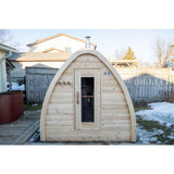 Canadian Timber MiniPod CTC77MW 2-4 Person Traditional Outdoor Sauna by Dundalk Leisurecraft