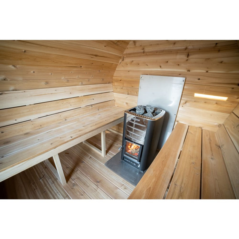 Canadian Timber MiniPod CTC77MW 2-4 Person Traditional Outdoor Sauna by Dundalk Leisurecraft