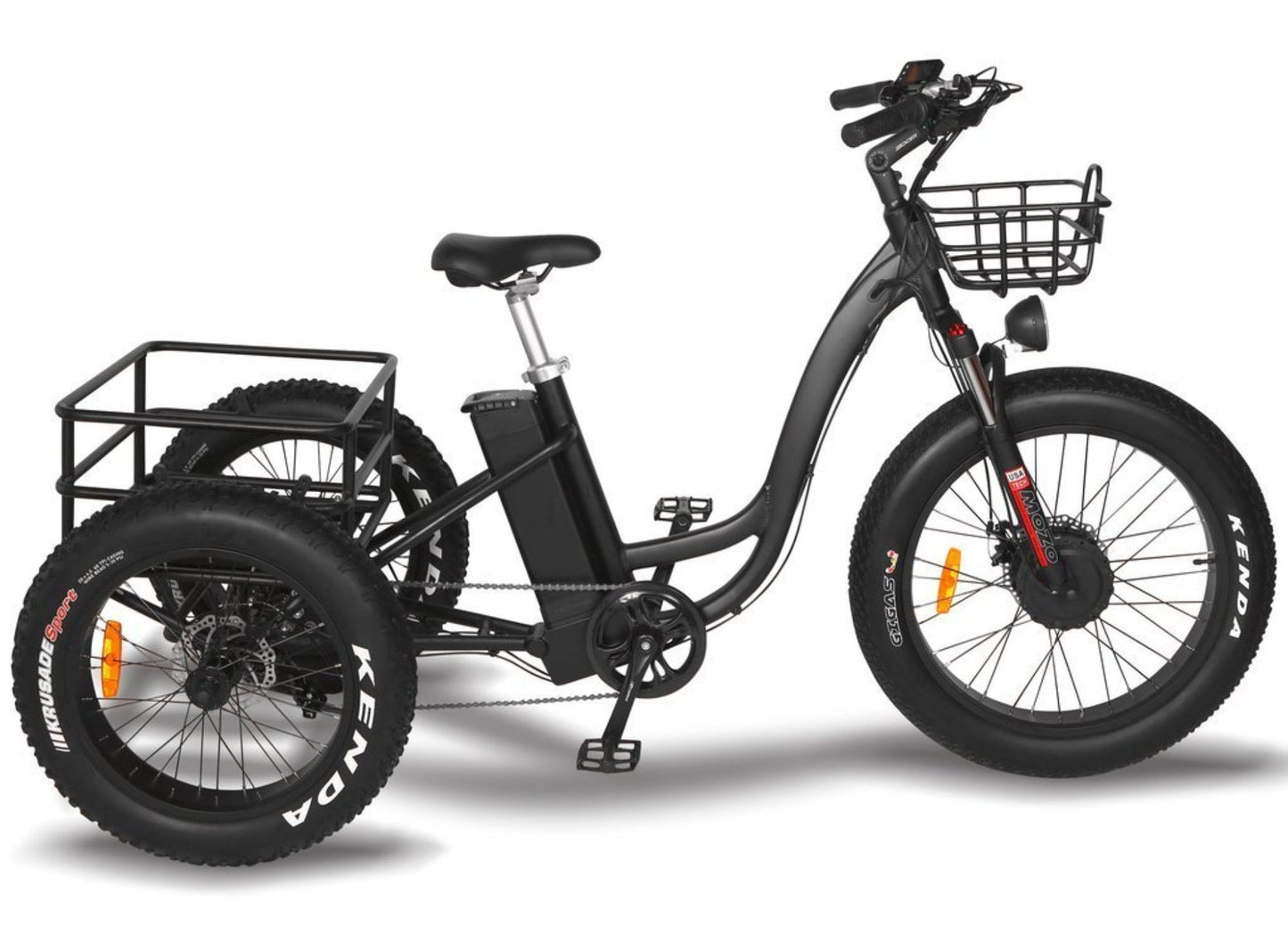T4B 500W Trike 3-Wheel Cargo Fat Tire Electric Bike - EB-CARRIAGE