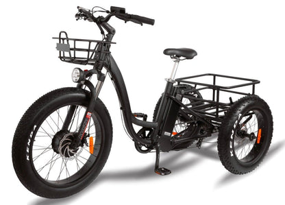 T4B 500W Trike 3-Wheel Cargo Fat Tire Electric Bike - EB-CARRIAGE