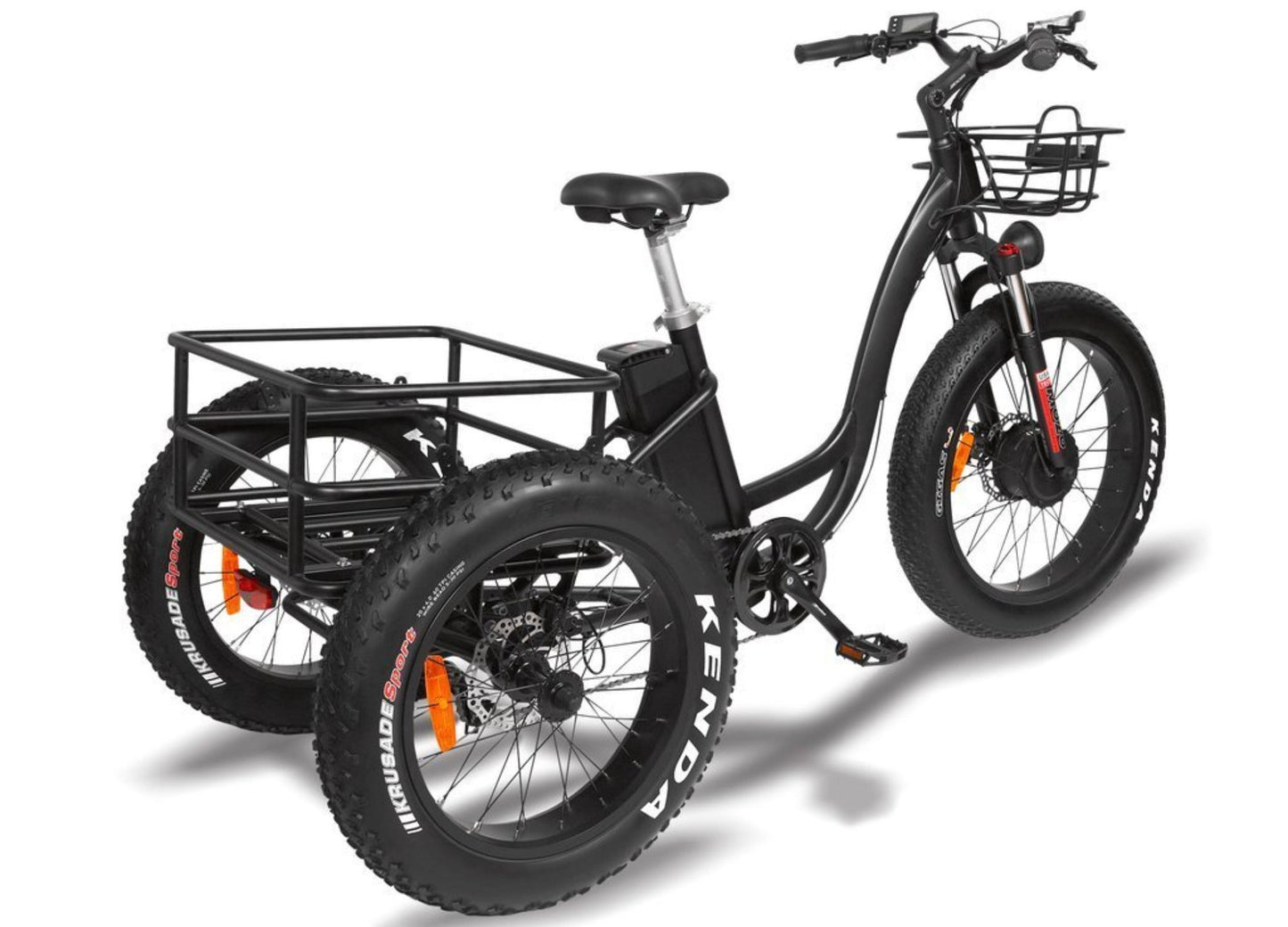 T4B 500W Trike 3-Wheel Cargo Fat Tire Electric Bike - EB-CARRIAGE