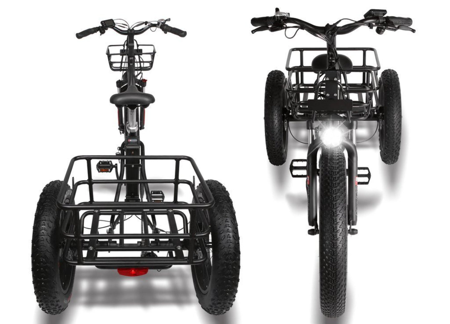 T4B 500W Trike 3-Wheel Cargo Fat Tire Electric Bike - EB-CARRIAGE