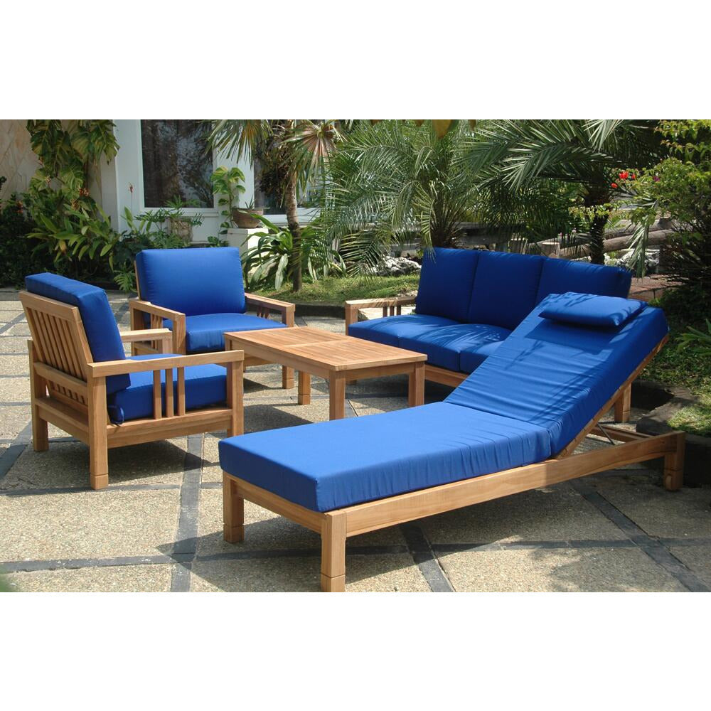 Anderson Teak SouthBay Deep Seating 6-Pieces Conversation Set B - SET-254