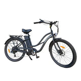 Coastal Cruiser 48V/15.6Ah 500W Classic Step-Thru Electric Bike CC-CST-Matte Black