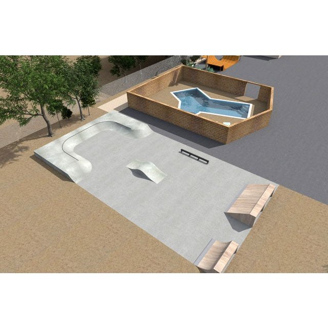 OC Ramp Quarter Pipes Ramps – Two 6 Foot - Backyard Provider