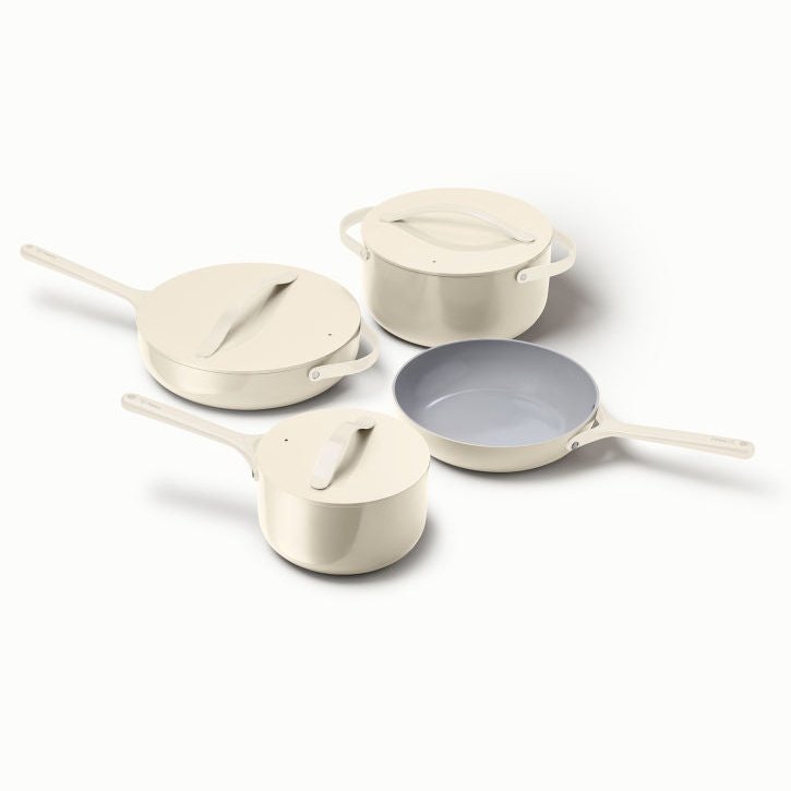 Caraway x Tan France Monochrome Cookware Set in Crème - Backyard Provider