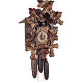 Sternreiter Bird and Leaf Black Forest Mechanical Cuckoo Clock - 8301