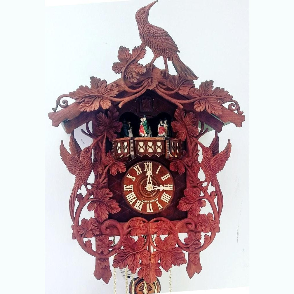 Sternreiter Hummingbirds Black Forest Mechanical Cuckoo Clock - 8332