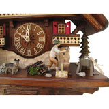 Sternreiter Woodchopper NEW Chalet Black Forest Mechanical Cuckoo Clock - 8287