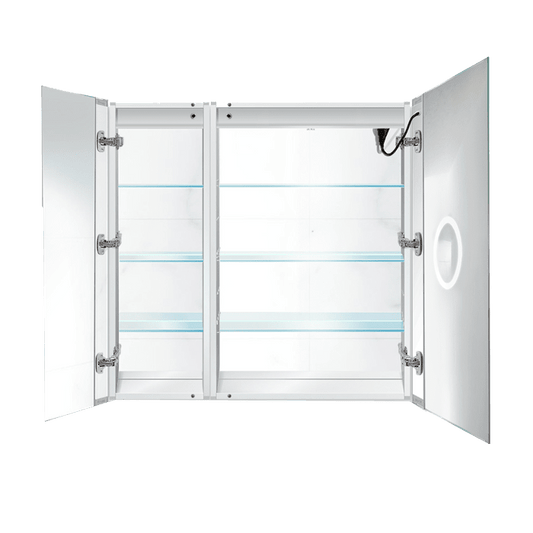 Krugg Svange 3636R  36" X 36" LED Bi-View Medicine Cabinet with Dimmer & Defogger SVANGE3636R - Backyard Provider