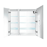 Krugg Svange 3636R  36" X 36" LED Bi-View Medicine Cabinet with Dimmer & Defogger SVANGE3636R - Backyard Provider