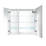 Krugg Svange 3636R  36" X 36" LED Bi-View Medicine Cabinet with Dimmer & Defogger SVANGE3636R - Backyard Provider