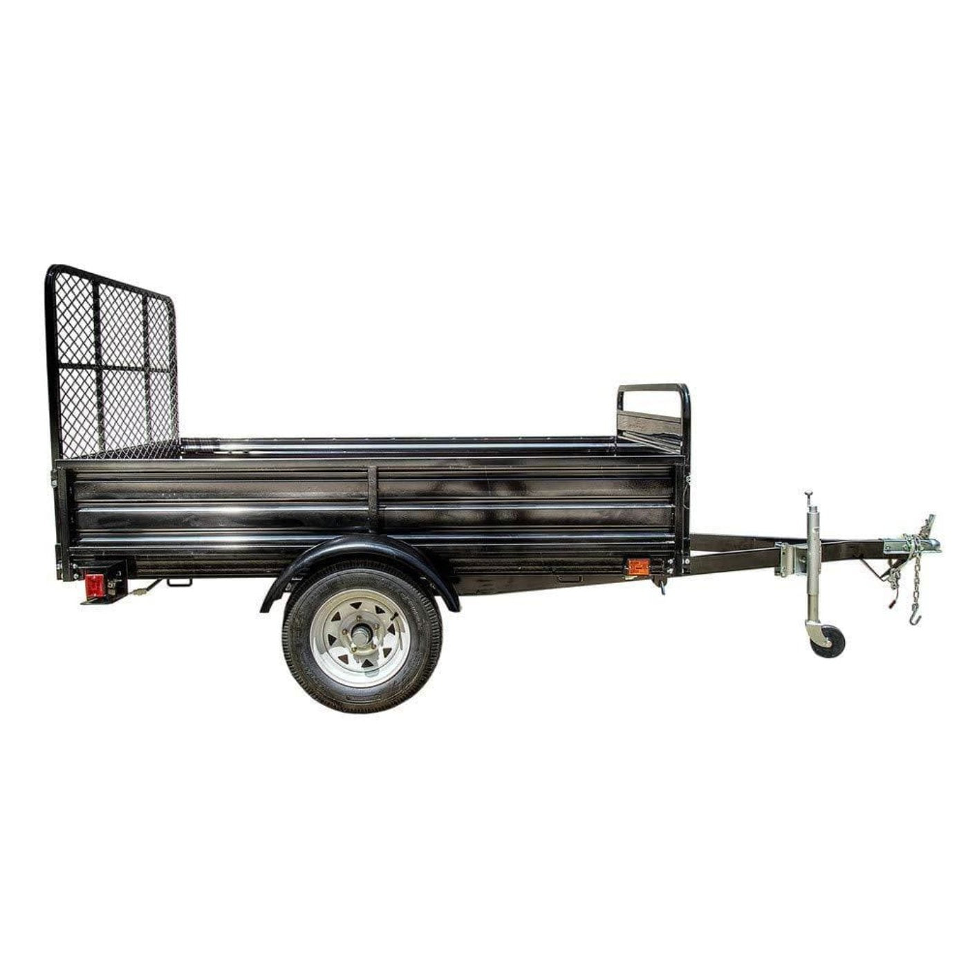 DK2 Single Axle Utility Trailer - Black 5FT X 7FT