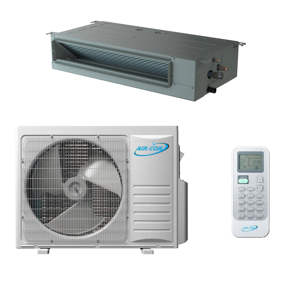 Air-Con Sky Pro 18000 BTU Concealed Duct Mini Split Air Conditioner 18.5 SEER - ASLEK4H4S18 / ASLCI4H4S18