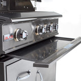 Blaze Professional LUX 34-Inch 3-Burner Natural Gas Grill With Rear Infrared Burner - BLZ-3PRO-NG+BLZ-3PRO-CART