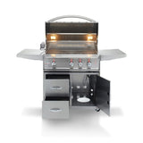 Blaze Professional LUX 34-Inch 3-Burner Natural Gas Grill With Rear Infrared Burner - BLZ-3PRO-NG+BLZ-3PRO-CART