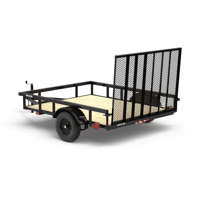 Carry-On Trailer 6.3 ft. x 8 ft. Tube Top Rail Utility Trailer, 6X8GW2KPT - 101243799