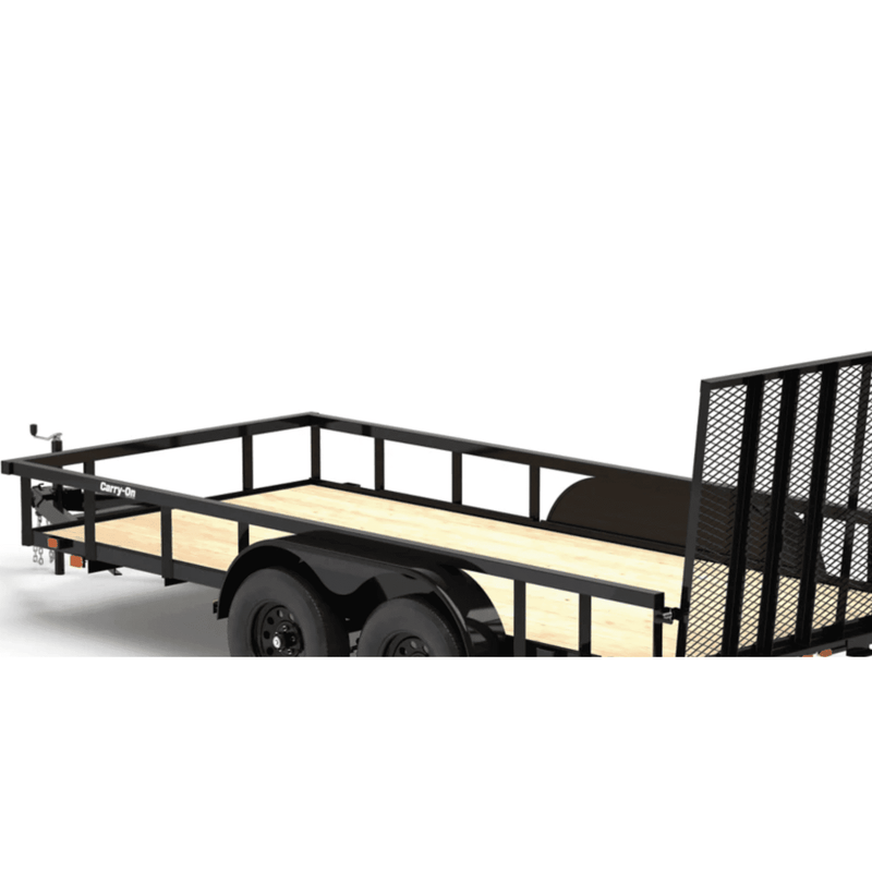 Carry-On Trailer 6.3 ft. x 14 ft. Tandem Axle Utility Trailer, 6X14GW2BRK - 123729199