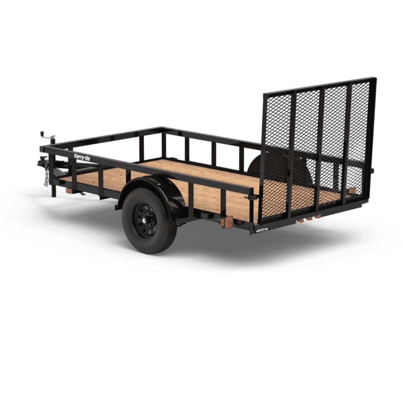 Carry-On Trailer 5.5 ft. x 10 ft. Tube Top Rail Utility Trailer - 135830499