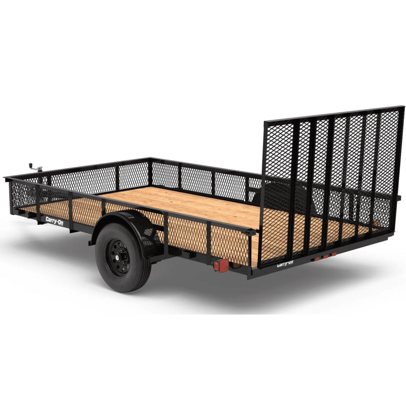 Carry-On Trailer 7 ft. x 12 ft. Mesh High Side Utility Trailer, 7X12GWHS16 - 232624199