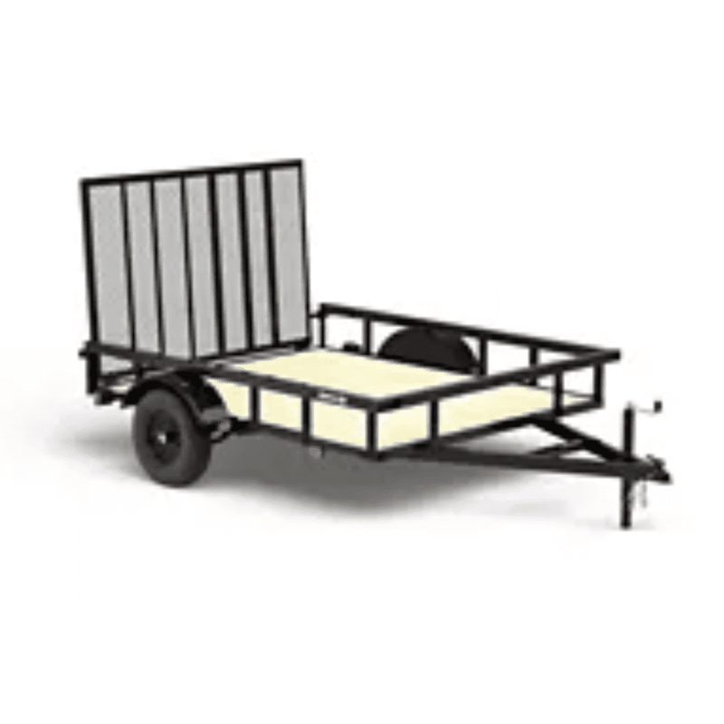 Carry-On Trailer 6.3 ft. x 8 ft. Tube Top Rail Utility Trailer, 6X8GW2KPT - 101243799