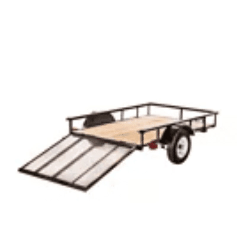 Carry-On Trailer 5 ft. x 8 ft. Wood Floor Utility Trailer, 5X8SPW - 101243899